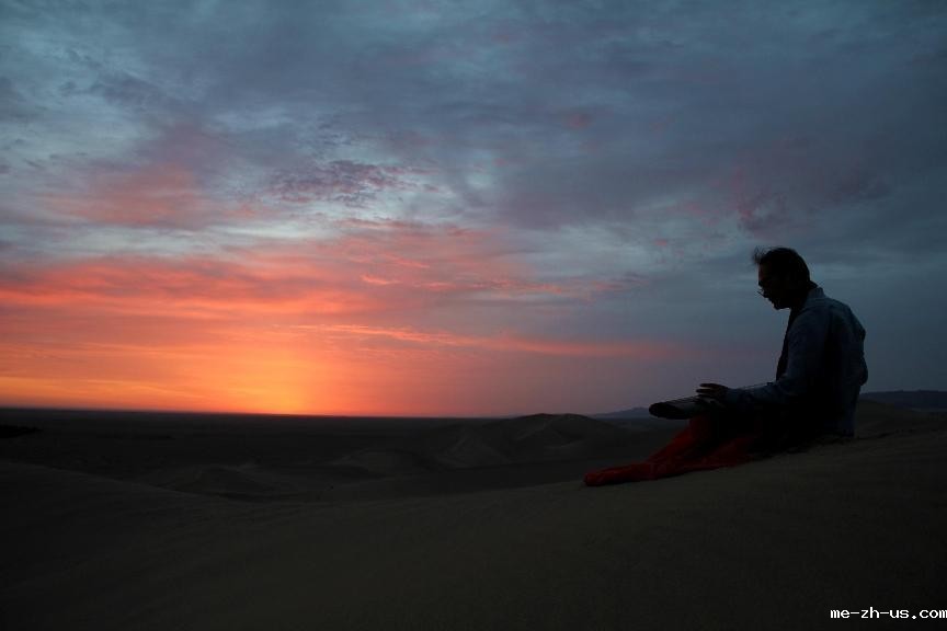 吴寒游学于阳关古道