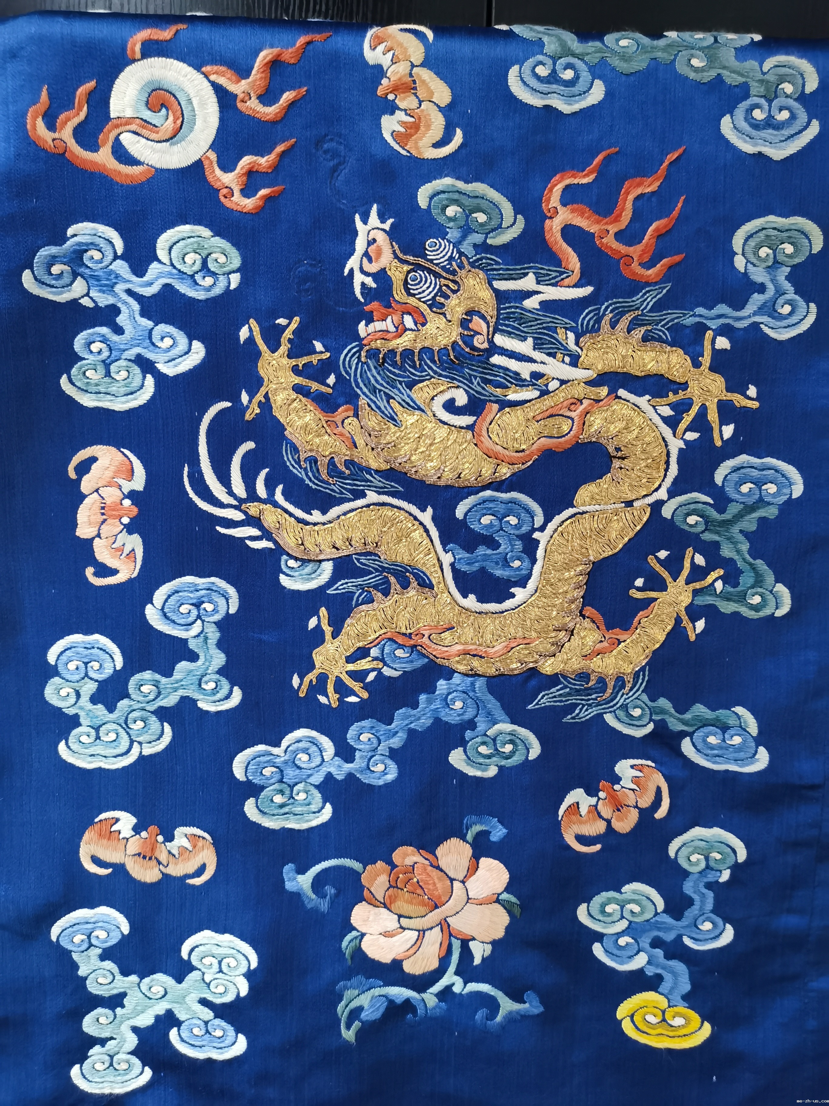 清代  诰命夫人蟒袍