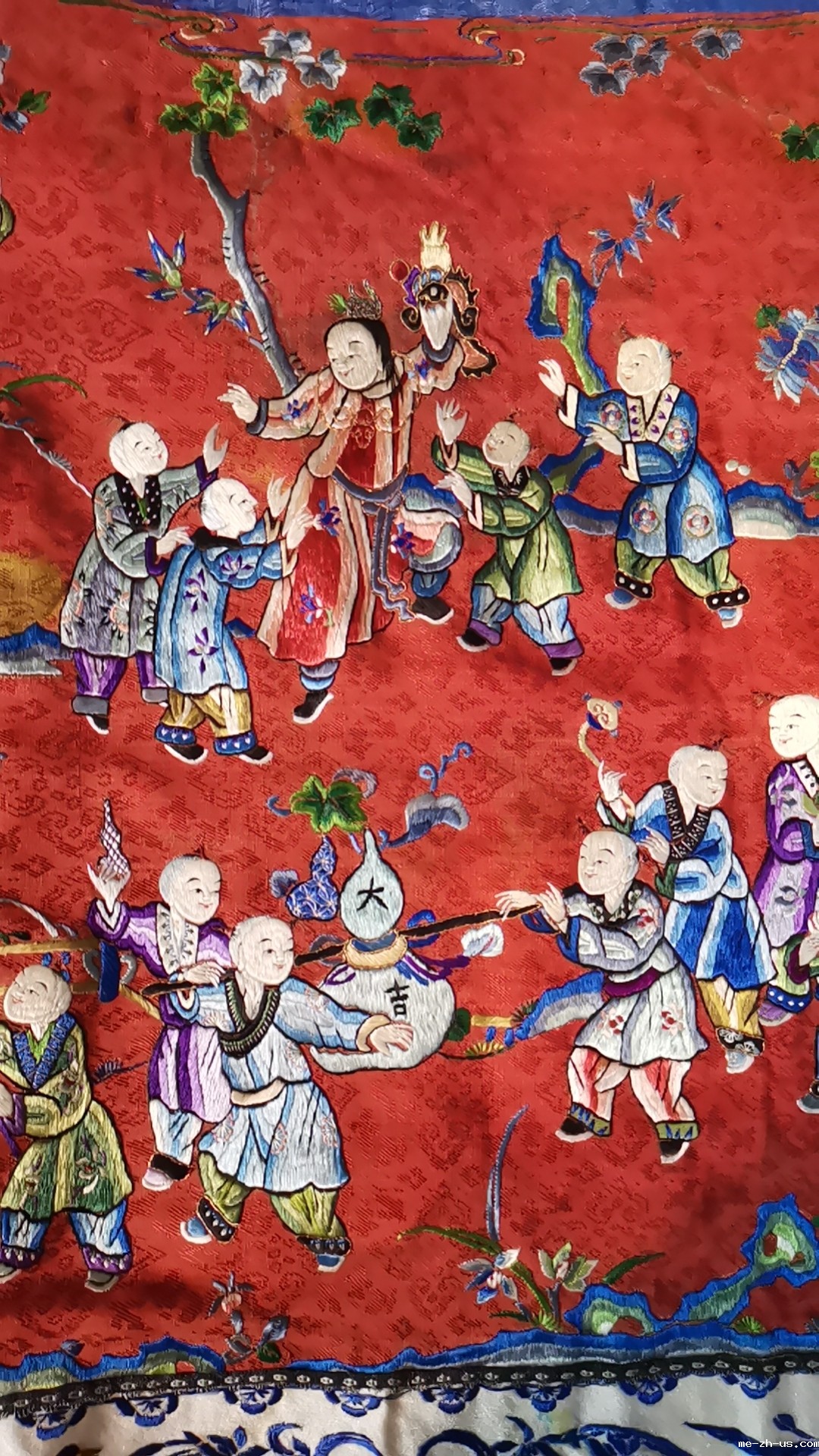 帛古论今   《文王百子图》